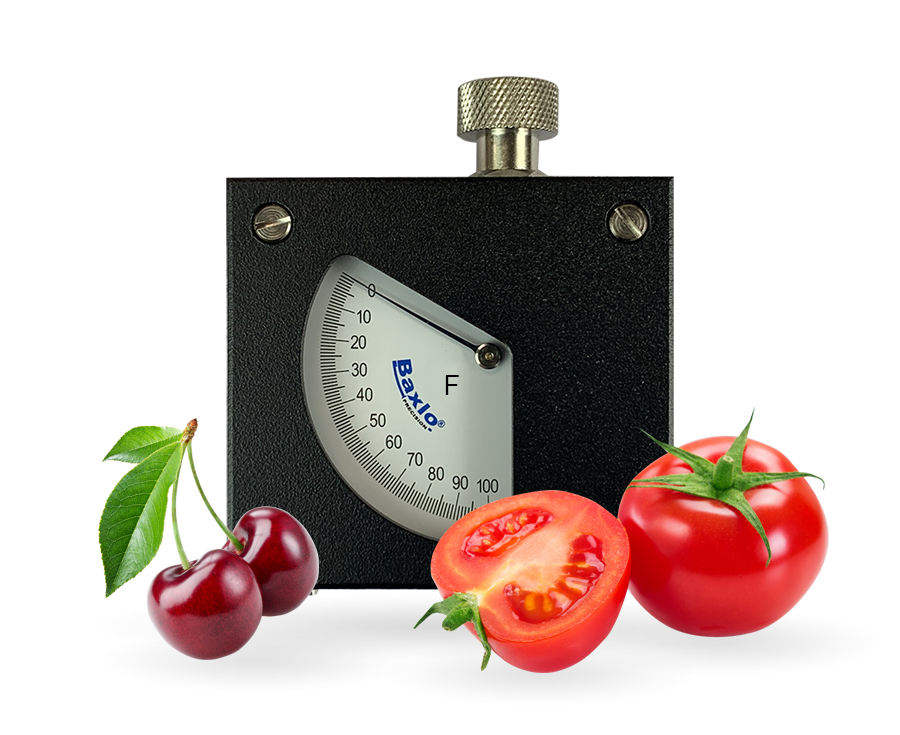 Durómetro para fruta (cerezas, tomates)